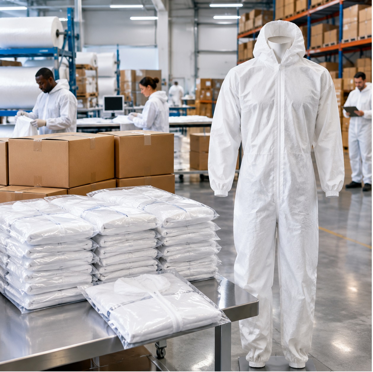 Chemical Protective Coverall 
